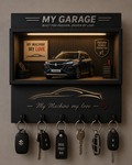 🏆 FMR Garage Vault – Personalized Car Display & Key Holder